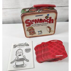 SLAMWICH FUN FAMILY CARD GAME COLLECTIBLE TIN LUNCHBOX COMPLETE INSTRUCTIONS